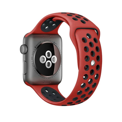 Sport Silicone Watchband Standard Edition, For Apple Watch Series 7 41mm / 6 & SE & 5 & 4 40mm / 3 & 2 & 1 38mm, For Apple Watch Ultra 49mm / Series 8&7 45mm / SE 2&6&SE&5&4 44mm / 3&2&1 42mm                                                             ...