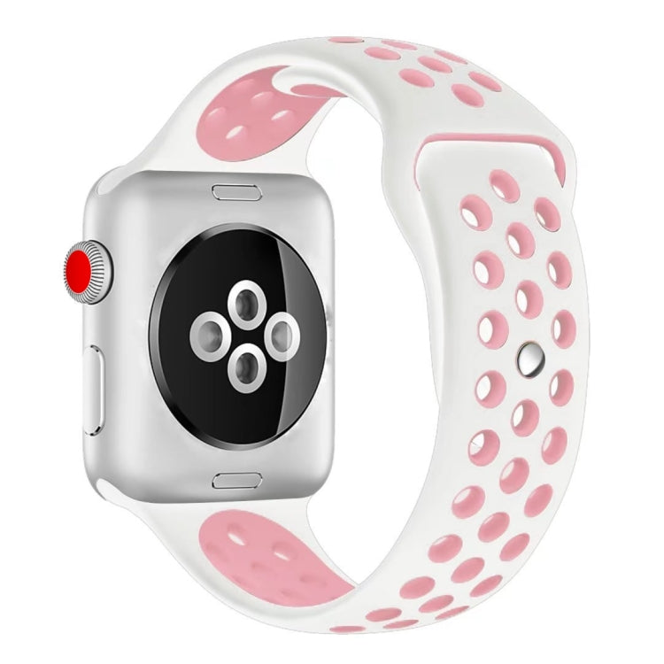 Sport Silicone Watchband Standard Edition, For Apple Watch Series 7 41mm / 6 & SE & 5 & 4 40mm / 3 & 2 & 1 38mm, For Apple Watch Ultra 49mm / Series 8&7 45mm / SE 2&6&SE&5&4 44mm / 3&2&1 42mm                                                             ...