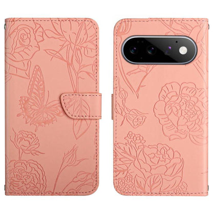 Skin Feel Butterfly Embossed Flip Leather Phone Case, For Google Pixel 11 Pro XL, For Google Pixel 11 Pro / 11, For Google Pixel 10a, For Google Pixel 9a, For Google Pixel 9 Pro XL, For Google Pixel 9 Pro, For Google Pixel 9, For Google Pixel 8a