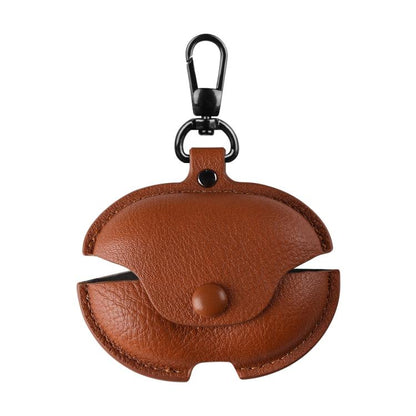 Business Leather Earphone Protective Case with Hook, For Huawei FreeBuds Pro 5 / 4 / 3, For Huawei FreeClip 2, For Huawei FreeBuds SE 4 ANC, For Huawei FreeBuds 7i, For Huawei FreeClip