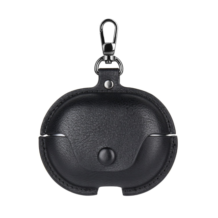 Business Leather Earphone Protective Case with Hook