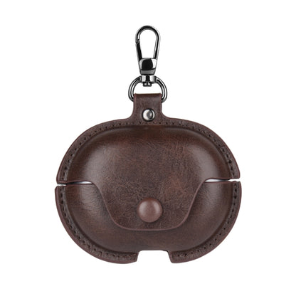 Business Leather Earphone Protective Case with Hook