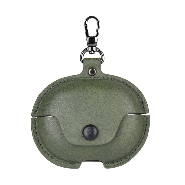 Business Leather Earphone Protective Case with Hook