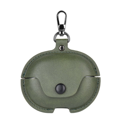 Business Leather Earphone Protective Case with Hook