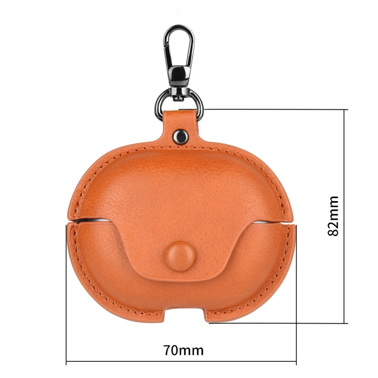 Business Leather Earphone Protective Case with Hook