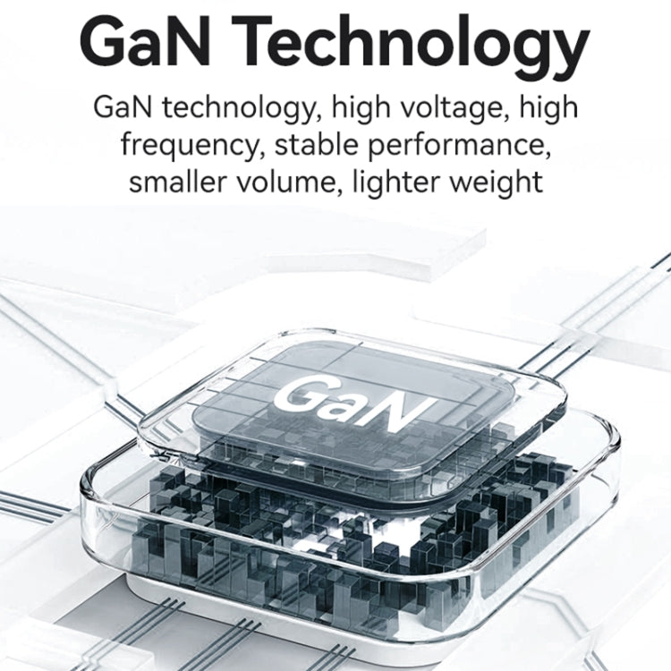 USAMS US-CC202 SMF Series PD35W Dual Type-C Port GaN Fast Charger, EU Plug