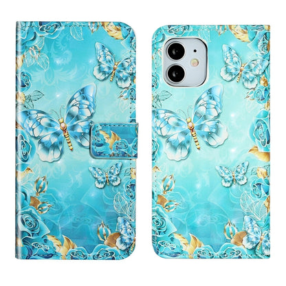 Oil Embossed 3D Drawing Leather Phone Case