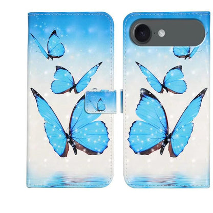 Oil Embossed 3D Drawing Leather Phone Case, For iPhone 17 Pro Max, For iPhone 17 Pro, For iPhone 17, For iPhone Air, For iPhone 16 Pro Max, For iPhone 16 Pro, For iPhone 16 Plus, For iPhone 16, For iPhone 15 Pro Max