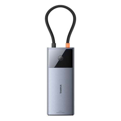 Baseus Metal Gleam Series II 6 in 1 Type-C to 1xHDMI+2xType-C+2xUSB+1xRJ45 HUB Docking Station, BS-OH099