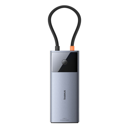 Station d'accueil HUB Baseus Metal Gleam Series II 6-en-1 Type-C vers 1xHDMI+2xType-C+2xUSB+1xRJ45, BS-OH099