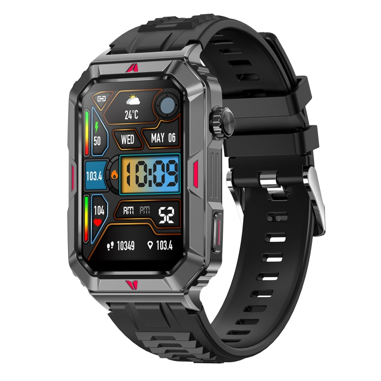 CF26 1.57inch BT5.2 Smart Bracelet Support Sleep Detection, Silicone Strap