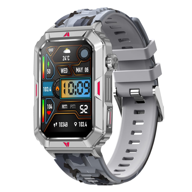 CF26 1.57inch BT5.2 Smart Bracelet Support Sleep Detection, Silicone Strap