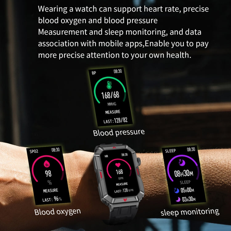 CF26 1.57inch BT5.2 Smart Bracelet Support Sleep Detection, Silicone Strap