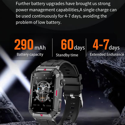 CF26 1.57inch BT5.2 Smart Bracelet Support Sleep Detection, Silicone Strap