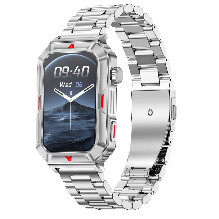 CF26 1.57inch BT5.2 Smart Bracelet Support Sleep Detection, Steel Strap
