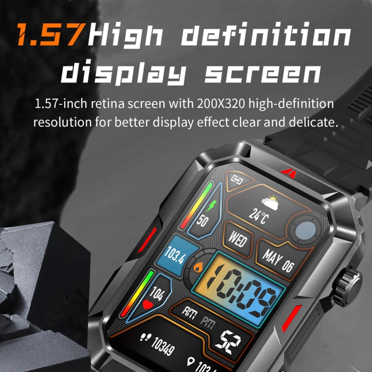 CF26 1.57inch BT5.2 Smart Bracelet Support Sleep Detection, Steel Strap