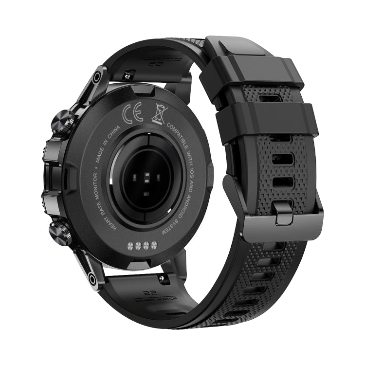 Montre connectée K52 1,39 pouces BT5.0 avec prise en charge de la détection de la fréquence cardiaque et du sommeil