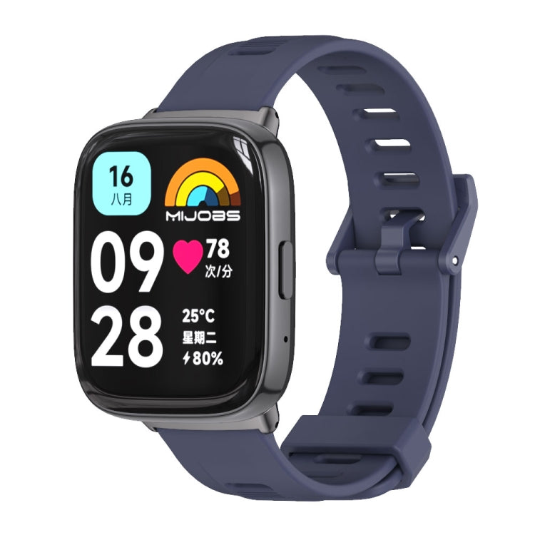 Mijobs Flat Hole Breathable TPU Watch Band, For Redmi Watch 3 Lite / Watch 3 Active