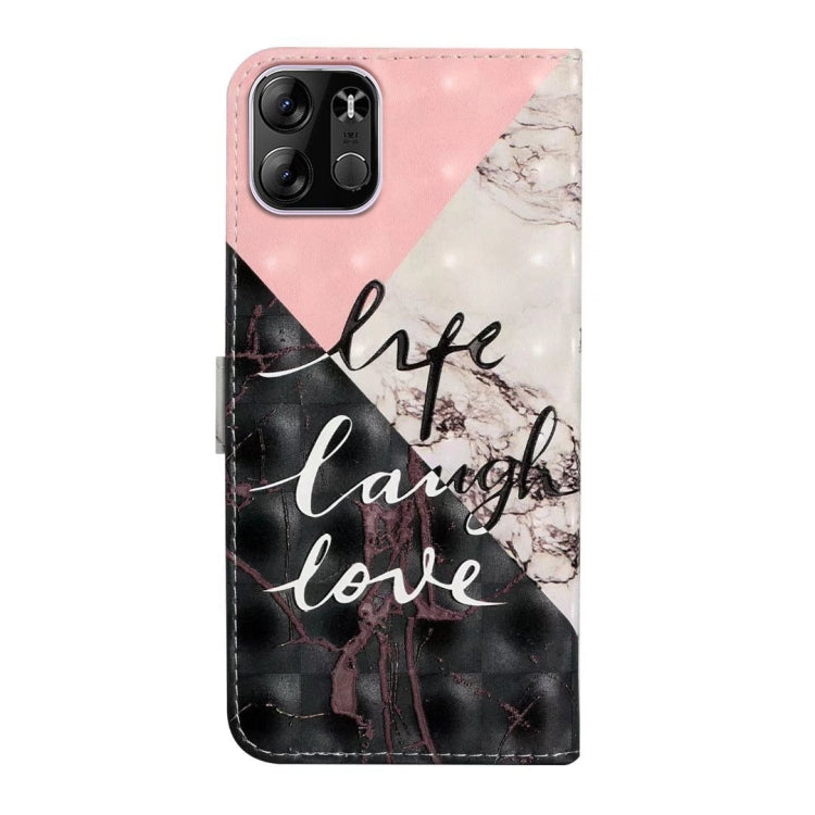 Oil Embossed 3D Drawing Leather Phone Case, For Tecno Spark Go 2023