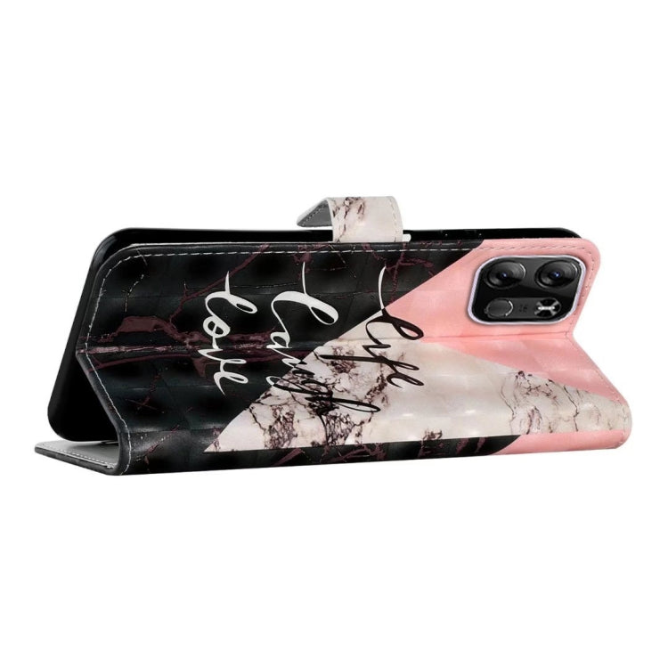 Oil Embossed 3D Drawing Leather Phone Case, For Tecno Spark Go 2023