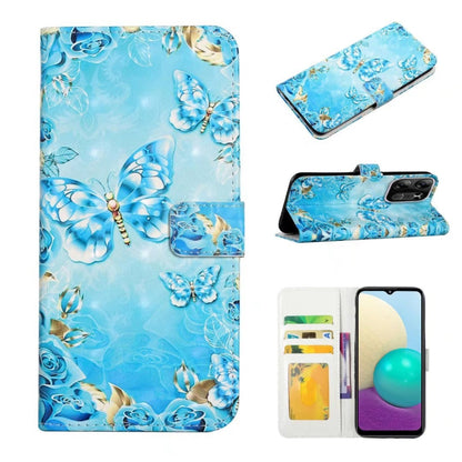 Oil Embossed 3D Drawing Leather Phone Case, For Tecno Spark Go 2023