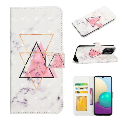 Oil Embossed 3D Drawing Leather Phone Case, For Tecno Spark Go 2023
