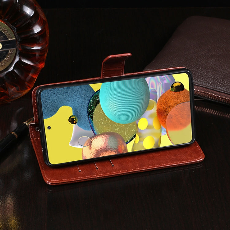 idewei Crazy Horse Texture Horizontal Flip Leather Case with Holder & Card Slots & Wallet, For Samsung Galaxy A51 5G, For Samsung Galaxy A71 5G, For Xiaomi Mi Note 10 Lite, For Xiaomi Redmi 9, For Xiaomi Poco M2 Pro, For Xiaomi Redmi 9A                ...