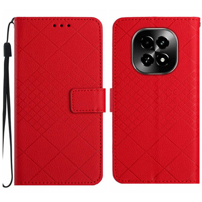 Rhombic Grid Texture Leather Phone Case, For Realme C63 5G, For Realme 12 5G Global, For Realme 12+ Global, For Realme 12 Pro/12 Pro+ Global, For Realme C67 4G, For Realme 11 4G Global, For Realme C53 / C51 / Narzo N53, For Realme 11 5G Global         ...