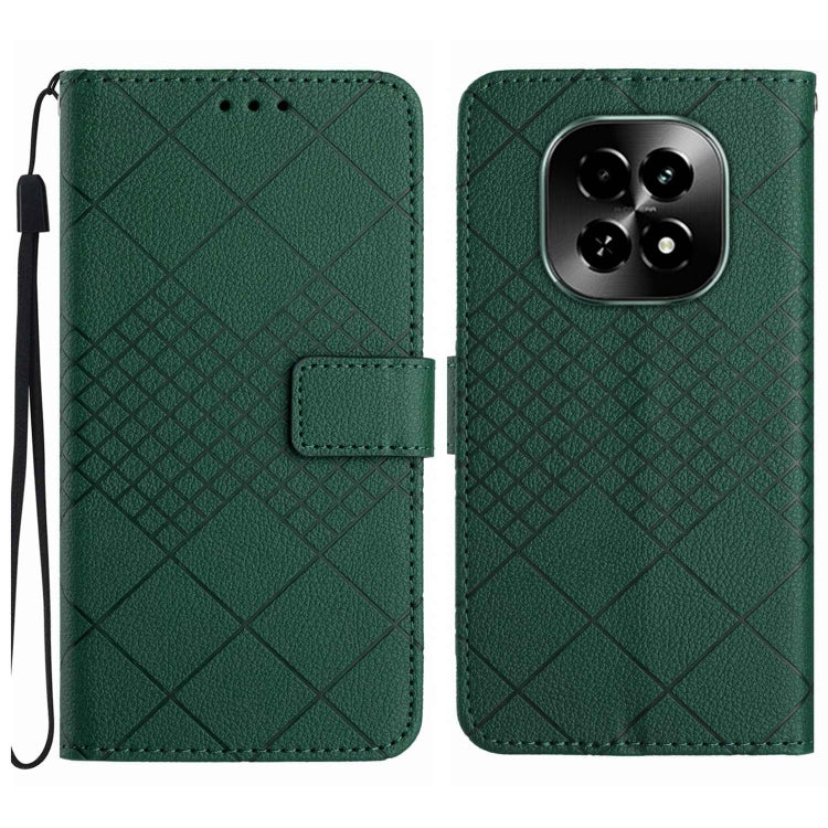 Rhombic Grid Texture Leather Phone Case, For Realme C63 5G, For Realme 12 5G Global, For Realme 12+ Global, For Realme 12 Pro/12 Pro+ Global, For Realme C67 4G, For Realme 11 4G Global, For Realme C53 / C51 / Narzo N53, For Realme 11 5G Global         ...
