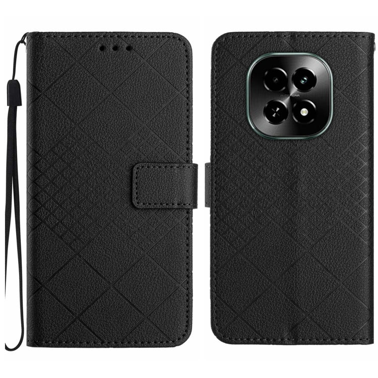 Rhombic Grid Texture Leather Phone Case, For Realme C63 5G, For Realme 12 5G Global, For Realme 12+ Global, For Realme 12 Pro/12 Pro+ Global, For Realme C67 4G, For Realme 11 4G Global, For Realme C53 / C51 / Narzo N53, For Realme 11 5G Global         ...