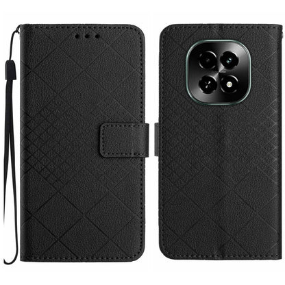 Rhombic Grid Texture Leather Phone Case, For Realme C63 5G, For Realme 12 5G Global, For Realme 12+ Global, For Realme 12 Pro/12 Pro+ Global, For Realme C67 4G, For Realme 11 4G Global, For Realme C53 / C51 / Narzo N53, For Realme 11 5G Global         ...