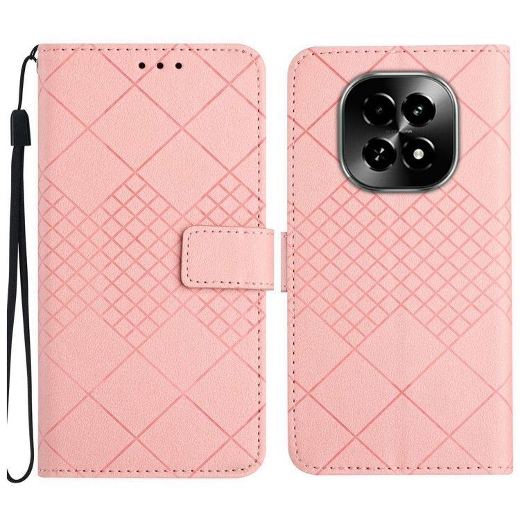 Rhombic Grid Texture Leather Phone Case, For Realme C63 5G, For Realme 12 5G Global, For Realme 12+ Global, For Realme 12 Pro/12 Pro+ Global, For Realme C67 4G, For Realme 11 4G Global, For Realme C53 / C51 / Narzo N53, For Realme 11 5G Global         ...