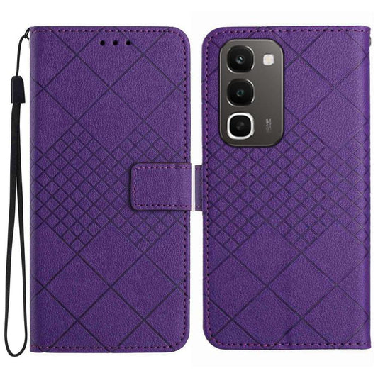Rhombic Grid Texture Leather Phone Case, For Realme C100 4G, For Realme C83 5G, For Realme 16 Pro+ 5G, For Realme C85 5G, For Realme C85 Pro 4G, For Realme 15T 5G, For Realme 15 5G Global / 15 Pro 5G Global, For Realme C71 4G, For Realme C75 5G        ...