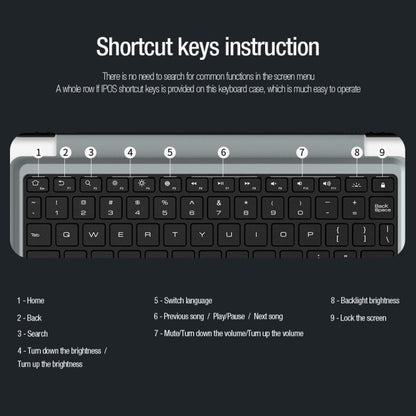 Nillkin Backlit Version Bumper Combo Keyboard Case, For Samsung Galaxy Tab S9 / S9 5G, For Samsung Galaxy Tab S9+ / S9+ 5G