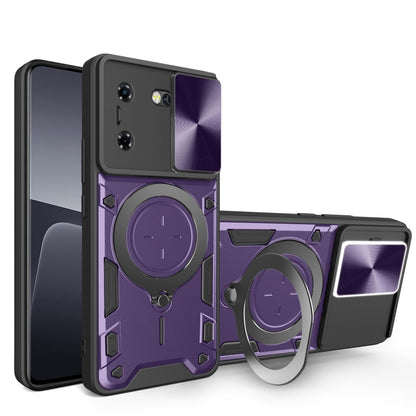 CD Texture Sliding Camshield Magnetic Holder Phone Case, For Tecno Pova 8 5G, For Tecno Spark 50 5G, For Tecno Spark 50 4G, For Tecno Camon 50 Pro 4G, For Tecno Pova 6 Neo 4G, For Tecno Pova 6 4G, For Tecno Camon 30 Pro 5G, For Tecno Camon 30 4G / 5G  ...
