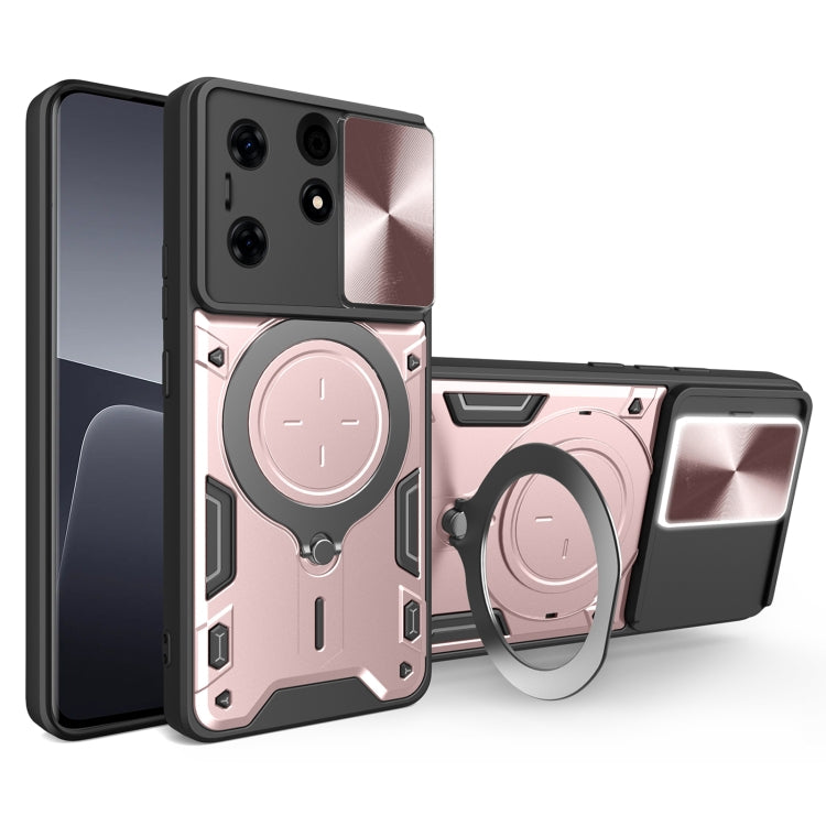 CD Texture Sliding Camshield Magnetic Holder Phone Case, For Tecno Pova 8 5G, For Tecno Spark 50 5G, For Tecno Spark 50 4G, For Tecno Camon 50 Pro 4G, For Tecno Pova 6 Neo 4G, For Tecno Pova 6 4G, For Tecno Camon 30 Pro 5G, For Tecno Camon 30 4G / 5G  ...