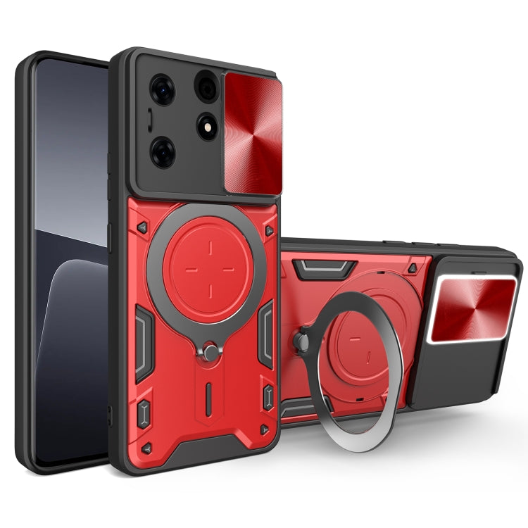 CD Texture Sliding Camshield Magnetic Holder Phone Case, For Tecno Pova 8 5G, For Tecno Spark 50 5G, For Tecno Spark 50 4G, For Tecno Camon 50 Pro 4G, For Tecno Pova 6 Neo 4G, For Tecno Pova 6 4G, For Tecno Camon 30 Pro 5G, For Tecno Camon 30 4G / 5G  ...