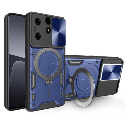 CD Texture Sliding Camshield Magnetic Holder Phone Case, For Tecno Pova 8 5G, For Tecno Spark 50 5G, For Tecno Spark 50 4G, For Tecno Camon 50 Pro 4G, For Tecno Pova 6 Neo 4G, For Tecno Pova 6 4G, For Tecno Camon 30 Pro 5G, For Tecno Camon 30 4G / 5G  ...