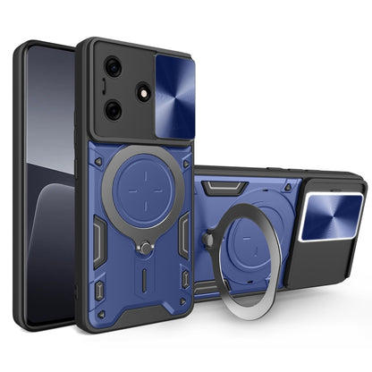 CD Texture Sliding Camshield Magnetic Holder Phone Case, For Tecno Pova 8 5G, For Tecno Spark 50 5G, For Tecno Spark 50 4G, For Tecno Camon 50 Pro 4G, For Tecno Pova 6 Neo 4G, For Tecno Pova 6 4G, For Tecno Camon 30 Pro 5G, For Tecno Camon 30 4G / 5G  ...