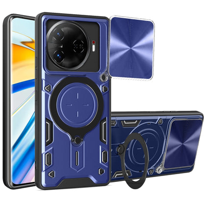 CD Texture Sliding Camshield Magnetic Holder Phone Case, For Tecno Pova 8 5G, For Tecno Spark 50 5G, For Tecno Spark 50 4G, For Tecno Camon 50 Pro 4G, For Tecno Pova 6 Neo 4G, For Tecno Pova 6 4G, For Tecno Camon 30 Pro 5G, For Tecno Camon 30 4G / 5G  ...
