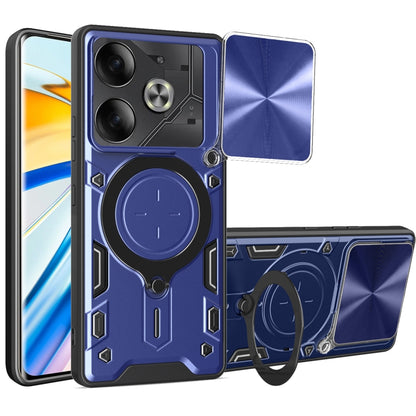 CD Texture Sliding Camshield Magnetic Holder Phone Case, For Tecno Pova 8 5G, For Tecno Spark 50 5G, For Tecno Spark 50 4G, For Tecno Camon 50 Pro 4G, For Tecno Pova 6 Neo 4G, For Tecno Pova 6 4G, For Tecno Camon 30 Pro 5G, For Tecno Camon 30 4G / 5G  ...