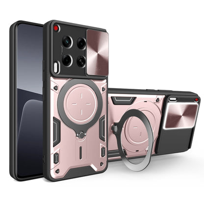 CD Texture Sliding Camshield Magnetic Holder Phone Case, For Tecno Pova 8 5G, For Tecno Spark 50 5G, For Tecno Spark 50 4G, For Tecno Camon 50 Pro 4G, For Tecno Pova 6 Neo 4G, For Tecno Pova 6 4G, For Tecno Camon 30 Pro 5G, For Tecno Camon 30 4G / 5G  ...