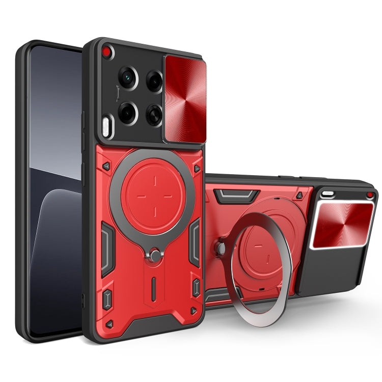CD Texture Sliding Camshield Magnetic Holder Phone Case, For Tecno Pova 8 5G, For Tecno Spark 50 5G, For Tecno Spark 50 4G, For Tecno Camon 50 Pro 4G, For Tecno Pova 6 Neo 4G, For Tecno Pova 6 4G, For Tecno Camon 30 Pro 5G, For Tecno Camon 30 4G / 5G  ...