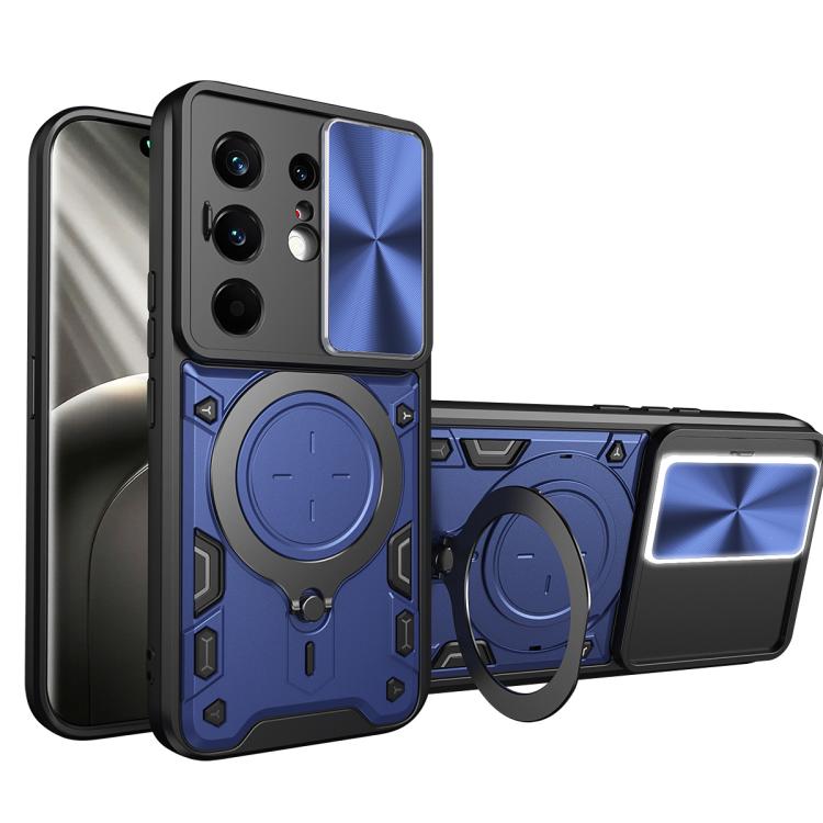 CD Texture Sliding Camshield Magnetic Holder Phone Case, For Tecno Pova 8 5G, For Tecno Spark 50 5G, For Tecno Spark 50 4G, For Tecno Camon 50 Pro 4G, For Tecno Pova 6 Neo 4G, For Tecno Pova 6 4G, For Tecno Camon 30 Pro 5G, For Tecno Camon 30 4G / 5G  ...