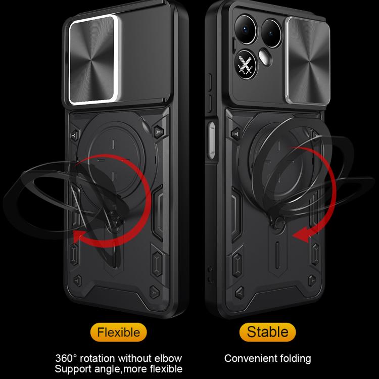 CD Texture Sliding Camshield Magnetic Holder Phone Case, For Tecno Pova 8 5G, For Tecno Spark 50 5G, For Tecno Spark 50 4G, For Tecno Camon 50 Pro 4G, For Tecno Pova 6 Neo 4G, For Tecno Pova 6 4G, For Tecno Camon 30 Pro 5G, For Tecno Camon 30 4G / 5G  ...