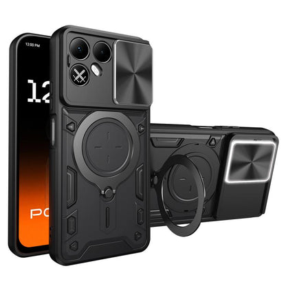 CD Texture Sliding Camshield Magnetic Holder Phone Case, For Tecno Pova 8 5G, For Tecno Spark 50 5G, For Tecno Spark 50 4G, For Tecno Camon 50 Pro 4G, For Tecno Pova 6 Neo 4G, For Tecno Pova 6 4G, For Tecno Camon 30 Pro 5G, For Tecno Camon 30 4G / 5G  ...