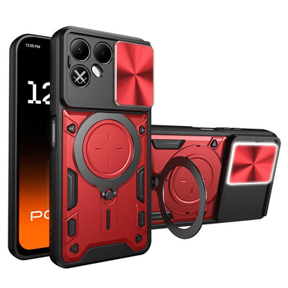 CD Texture Sliding Camshield Magnetic Holder Phone Case, For Tecno Pova 8 5G, For Tecno Spark 50 5G, For Tecno Spark 50 4G, For Tecno Camon 50 Pro 4G, For Tecno Pova 6 Neo 4G, For Tecno Pova 6 4G, For Tecno Camon 30 Pro 5G, For Tecno Camon 30 4G / 5G  ...