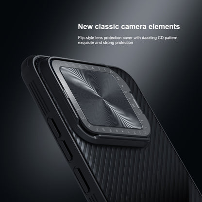 NILLKIN Black Mirror Prop CD Texture Mirror MagSafe Magnetic Phone Case, For Xiaomi 14 Pro