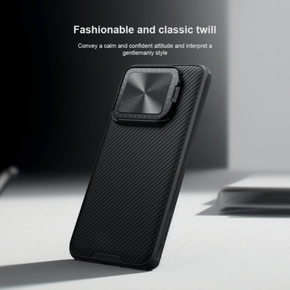 NILLKIN Black Mirror Prop CD Texture Mirror MagSafe Magnetic Phone Case, For Xiaomi 14 Pro