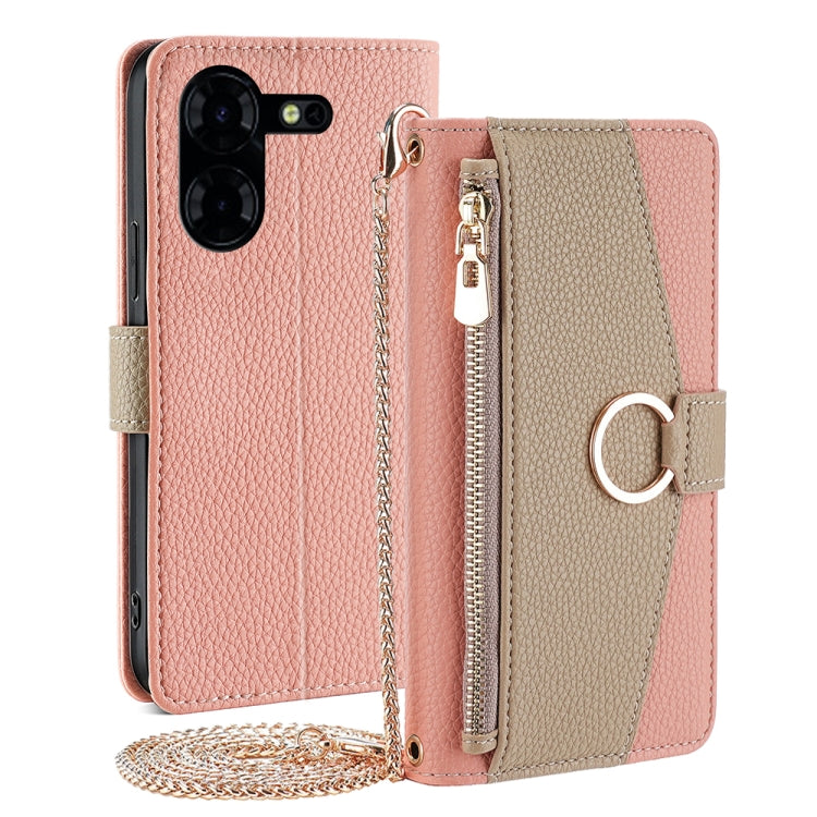 Crossbody Litchi Texture Leather Phone Case, For Tecno Pova Curve 2 5G, For Tecno Camon 50 Pro 4G, For Tecno Camon 50 4G, For Tecno Pova Slim 5G, For Tecno Pova 7 Pro, For Tecno Pova 7 5G, For Tecno Spark 40 Pro+ 4G, For Tecno Spark 40 Pro 4G          ...